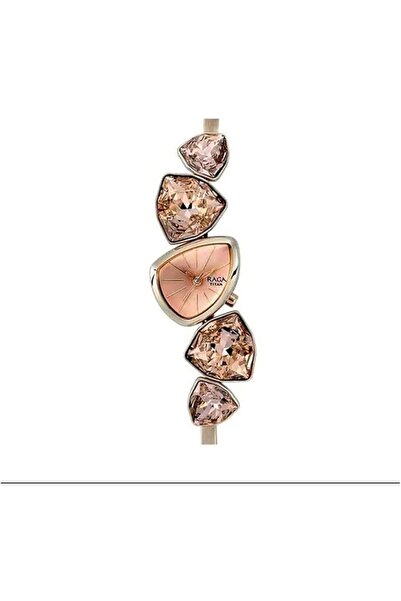 Titan Raga I AM Analog Wrist Watch with Pink Dial for Women