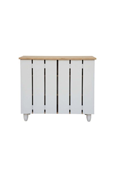 MALAYSİA Wooden Storage Cabinet 3 Levels 77X32X68 cm