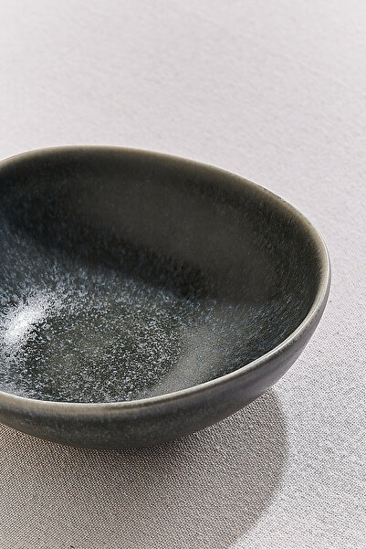 Paşabahçe Petra Ceramic Serving Bowl Gray, Stylish Tableware, Kitchen Accessory