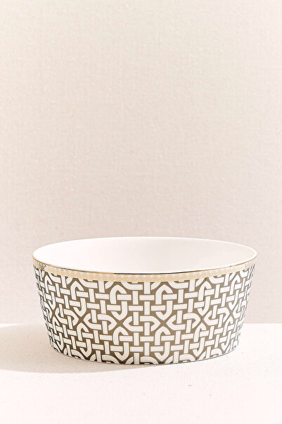 Paşabahçe Coffee Link Porcelain Serving Bowl Cream Coffee, Stylish Tableware,...