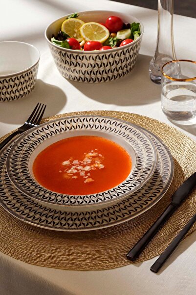 Paşabahçe وعاء سلطة من البورسلين الأبدي، أدوات مائدة أنيقة، إكسسوارات المطبخ