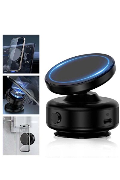ELTRAZONE 360° Rotatable Car Magnetic Phone Holder – Electric Vacuum Magnetic...