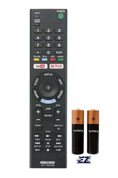 ELTRAZONE New Remote Control RMT-TX300U for Sony Smart 4K Ultra LED HDTV KD49...