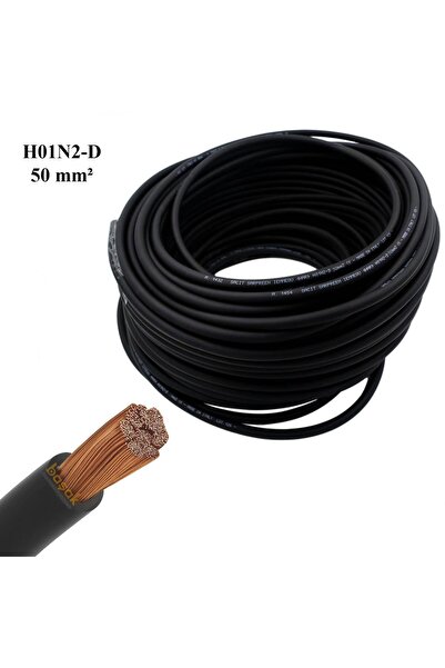 SACİT H01N2-D 50 mm² (Metre) Kauçuk Bakır Kaynak Kablosu İtalyan