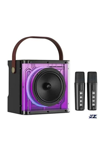 ELTRAZONE مكبر صوت كاريوكي بلوتوث PLUS RGB - صوت قوي، إضاءة LED مدمجة، اتصال ...