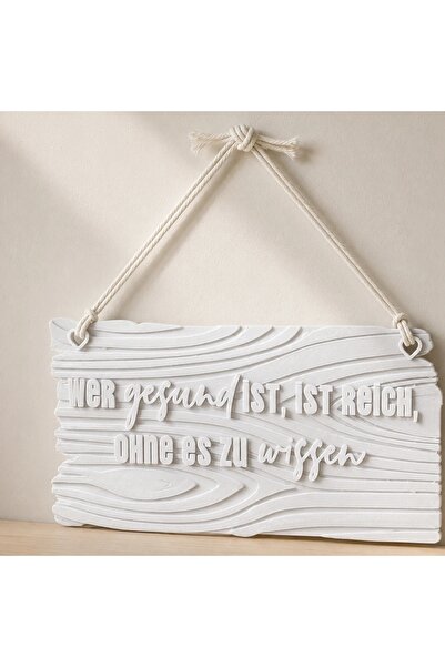 OEM Placă Decorativă de Perete cu Mesaj Inspirațional, Design Rustic