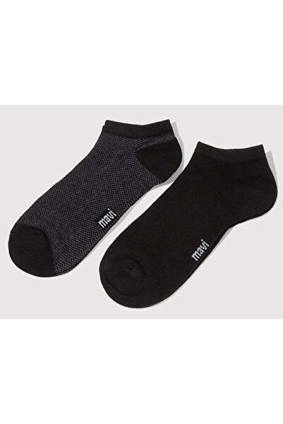 Mavi M090985-902 2-Pack Heel Socks Unisex Socks Black