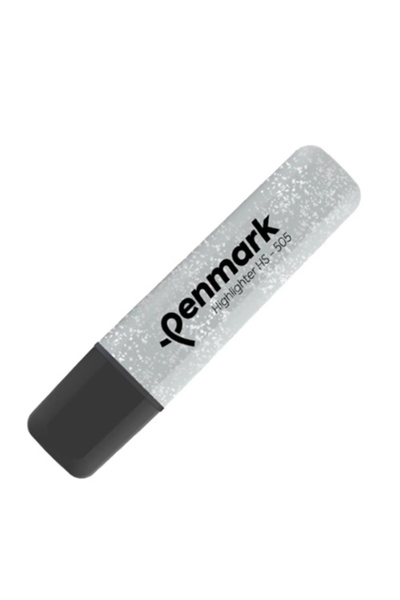 penmark Metallic Glitter Highlighter Silver - 3 Pieces
