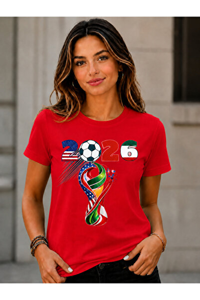 VODEXA Unisex Oversize T-Shirt World Cup Printed 100% Cotton T-Shirt Comforta...