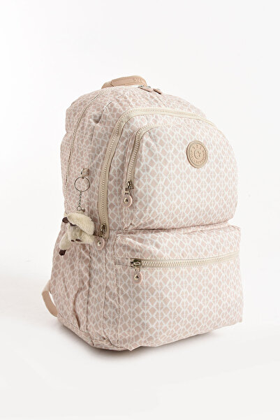 yuzuco Rucsac ultraușor, impermeabil, cu buzunare multiple, unisex, crem, cu ...