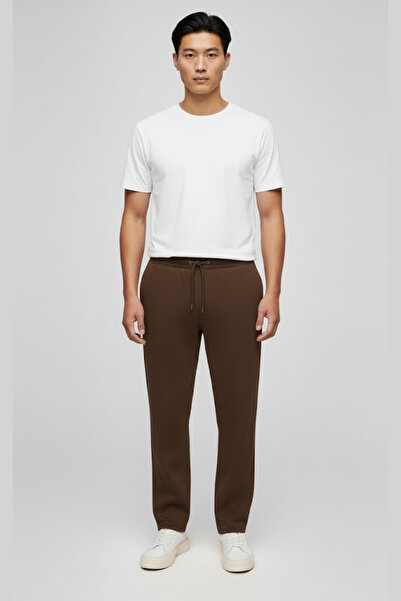 Superlife Men's Fleece Lined 3 Thread Thick Sweatpants Spr25Ea95