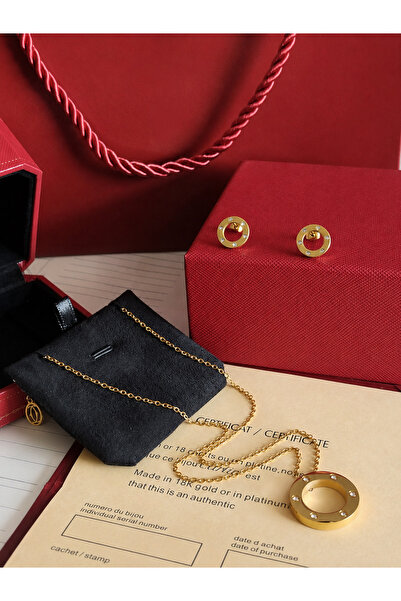 Glamour Galore Earring and Necklace Set with Brand Accessories