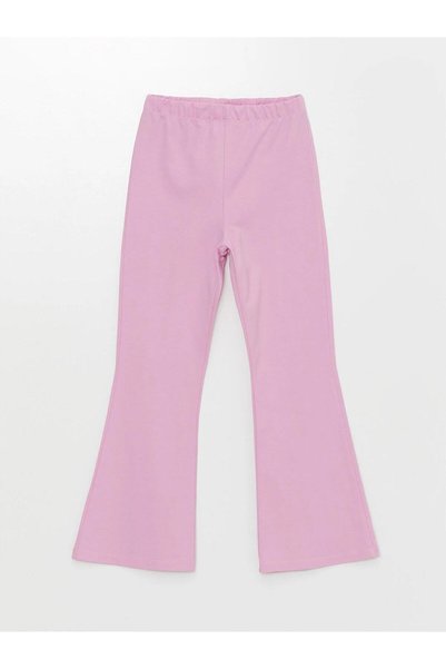 LC Waikiki Girls' Leggings with Elastic Waist and Flared Legs (S4)