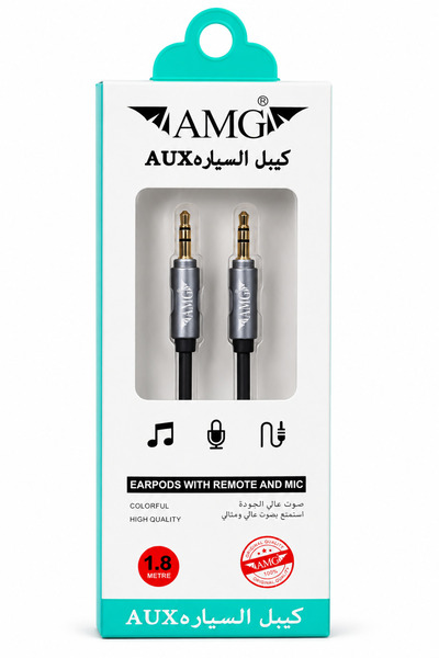 Generic 3.5mm Car Aux Cable 1.8m High Quality Stereo Audio Cable Compatible w...