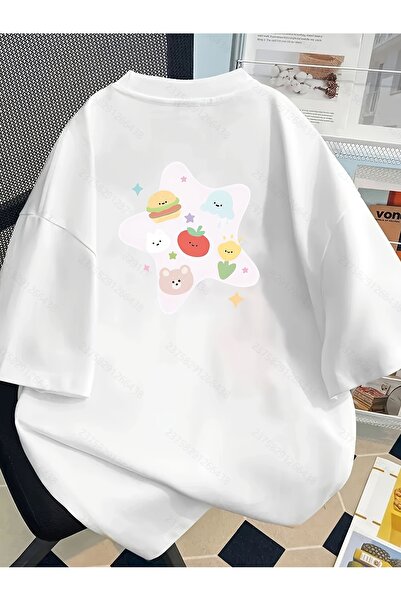 1001 Line Pure T-Shirt Women, Short Unique Design, Printed, 2025 Summer New S...