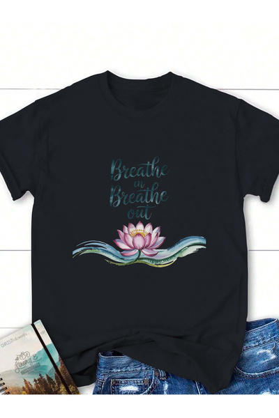 NOURAM Teediy for Lotus Ocean Breathe Pure Women's T-Shirt Comfortable Style
