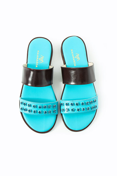 MaiaMarca Maia Liva Stone Slippers - Blue