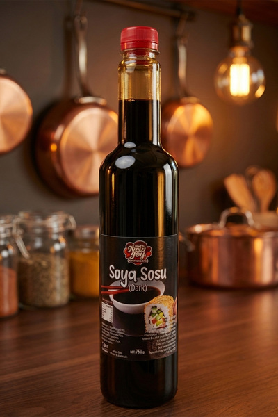 chef's new joy professional Dark Soya Sosu 750 ML x 20 Adet - 1 Koli (Koli Bazlı Avantaj Paketi)