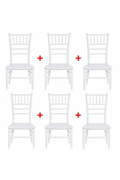 AT Performance Set 6 Scaune Elegante AT PERFORMANCE®, Policarbonat Rezistent ...
