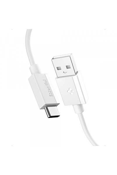 Spigen USB-A - USB-C Кабел за данни и зареждане EB6015AC, 60W, 1.5м, Бял ACA1...