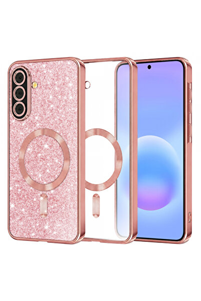 Techsuit Husă MagSafe pentru Samsung Galaxy A57 5G, Techsuit, Luxury Glitter,...