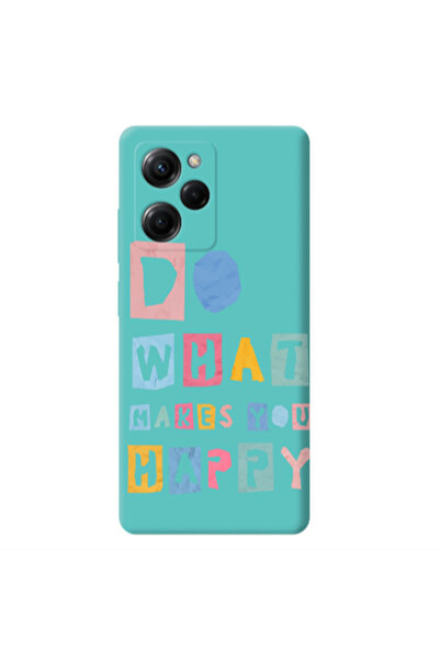 Other Xiaomi Poco X5 Pro Do What Makes Turquoise Colored Silicone TPU Θήκη