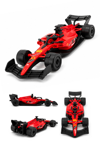 FunkyCraft Büyük Boy Formula Yarış Arabası 42 cm Plastik Oyuncak Araba