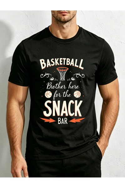 212Wear Casual Sporty Style, Men'S T-Shirt, Basketball Snack Bar Theme, Every...