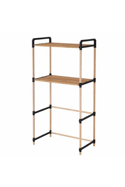 Nwood Modüler RaflıI Çamaşır Makinesi Organizer Rafı MDF 65*35*100