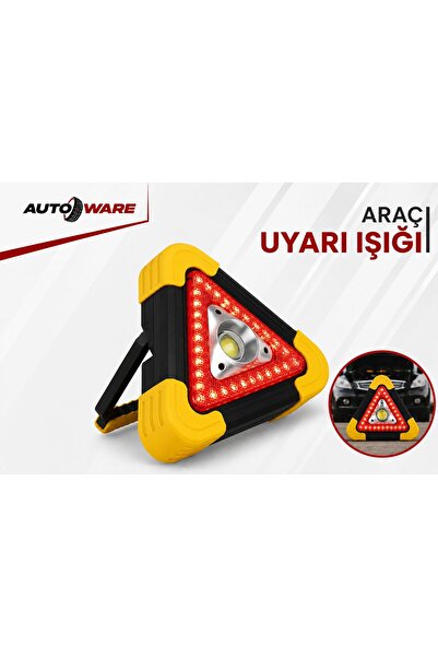 Autoware Araç Uyarı Işığı 17 X 18,8 X 4 CM 3 ADT AA LR6 1.5V PİL İLE ÇALIŞIR ...