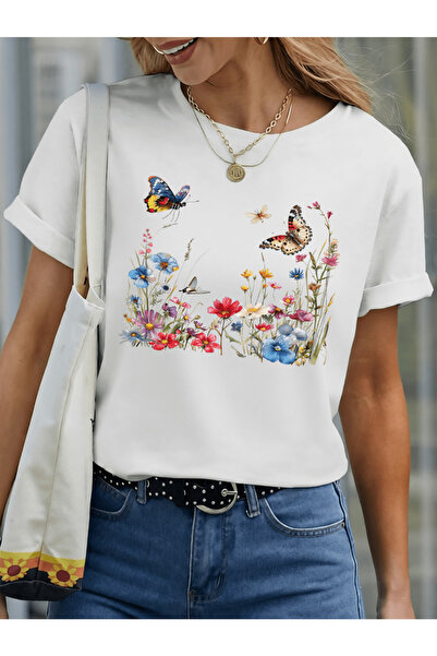 STITCHLY ملابس نسائية كاجوال مريحة وناعمة بتصميم بوهيمي ريفي مع طبعات زهور وف...