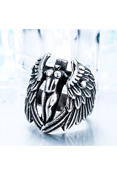Viking Gotik Stil Motorcu Vintage Tarz Ayarlanabilir Yüzük
