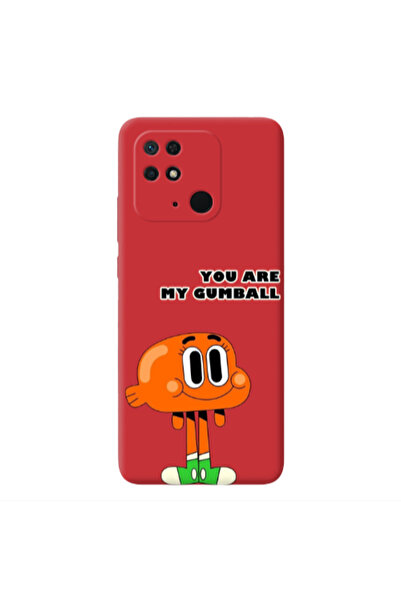 Other Xiaomi Redmi 10C You are my gumball Red Colored Silicone TPU Θήκη