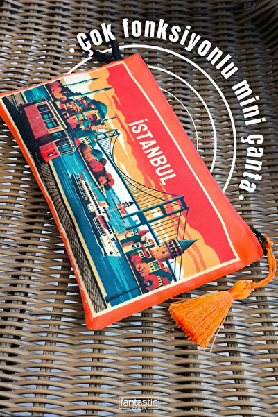 FANTASTIC Multi-Purpose Summer-Themed Mini Handbag – Tassel Beach Wallet, Ist...