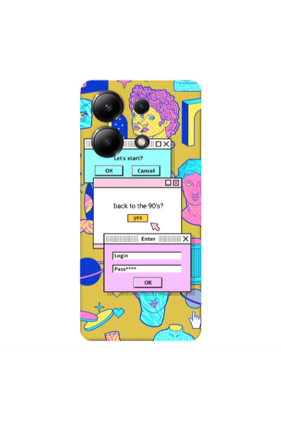 Other Xiaomi Redmi Note 13 4G Enter Login Yellow Colored Silicone TPU Θήκη
