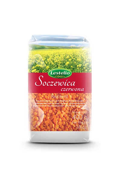 Lestello Linte rosie 400g Lestello, naturala, fara gluten, pentru dieta veget...