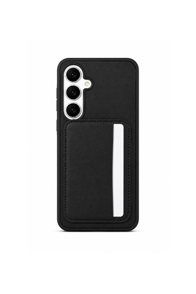 Mopal Cardx Samsung S25 Uyumlu Kendiliğinden Vegan Deri Kartlıklı Kamera Koru...