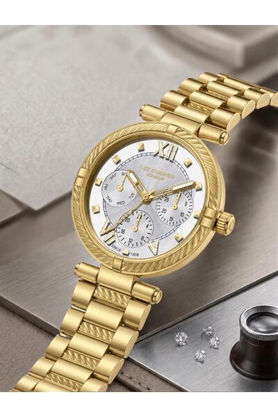 Lee Cooper Women's Wristwatch with Steel Strap 3 Atm Water Resistant + Bracel...