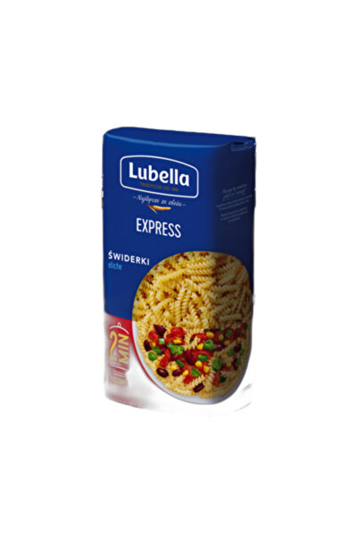OEM Paste fainoase Lubella, Fusilli , 400 g, 2 minute gatire, contine gluten