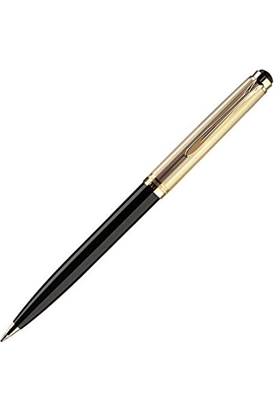Pelikan Souverän K450 Gold and Black Ballpoint Pen | Gift Box | 4113