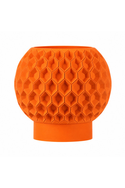 PrintForge Vaza Prism, PrintForge®, printata 3D, 21x21x20 cm, fabricata din P...