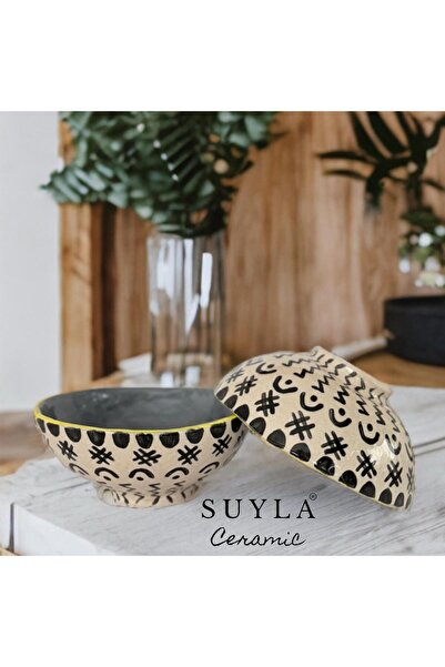 El Yapımı Seramik Kase Seti 2'li – Özel Tasarım & Butik Üretim