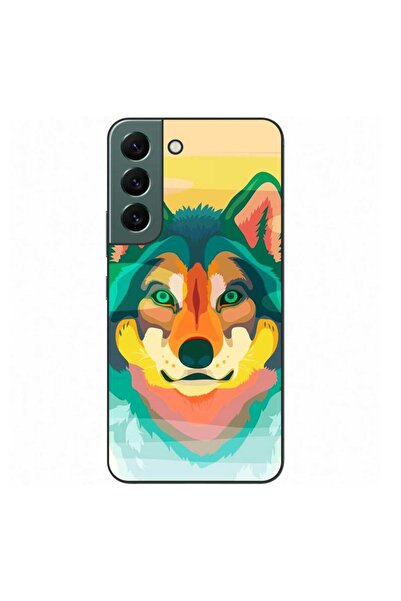 OEM Husa compatibila cu Samsung Galaxy S22 Silicon Gel Tpu Model Desen Lup