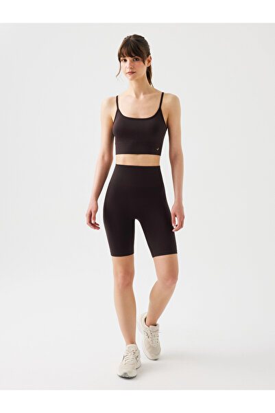 Jerf Vella High Waist Comfort Biker Leggings Bitter Coffee