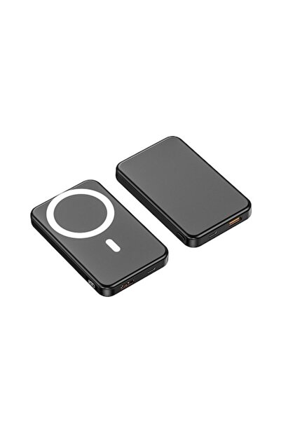 TU&YA Baterie externă magnetică wireless 10.000 mAh, 3 în 1, cu ecran LED, în...
