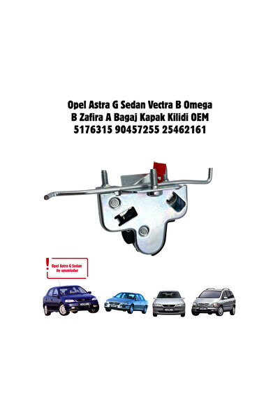 HEXLUND Opel Astra G Sedan / Vectra B / Omega B / Zafira A Bagaj Kapak Kilidi...