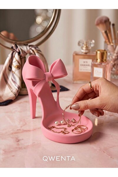 QWENTA Heeled Shoe Figured Organizer – Stylish and Decorative Jewelry and Acc...