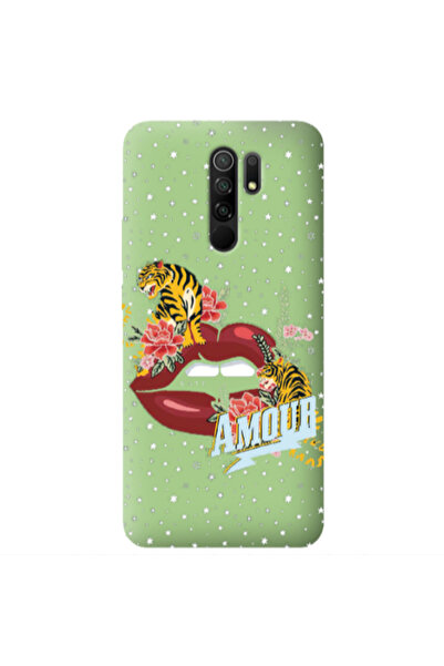 Other Xiaomi Redmi 9 Amour Light Green Colored Silicone TPU Θήκη
