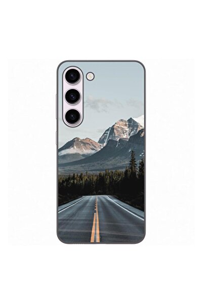 OEM Калъф, съвместим със Samsung Galaxy S23, силиконов гел TPU, модел Планинс...