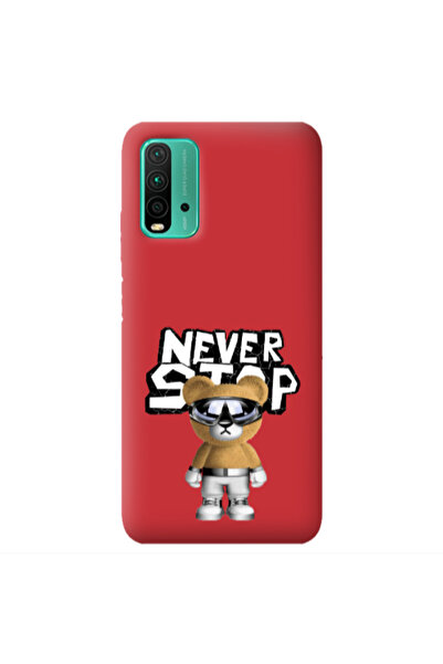 Other Xiaomi Poco M3 Never stop Red Colored Silicone TPU Θήκη